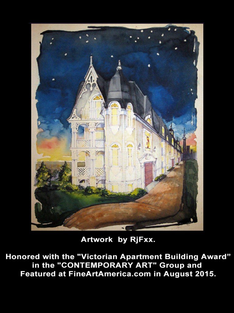 "The Victorian"  a Watercolor by RjF